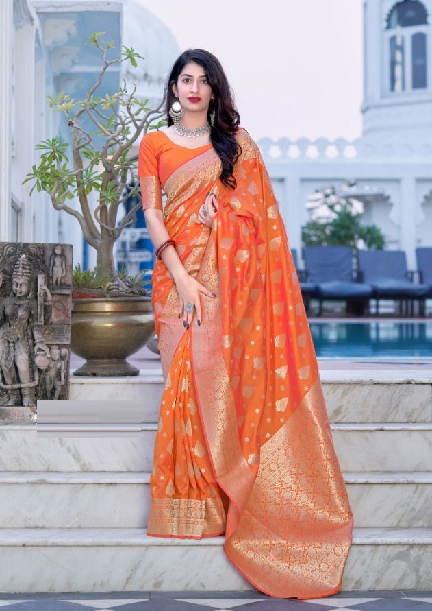 Majubaaa Maaisha Festive Wear Banarasi Silk Designer Fancy Saree Collection